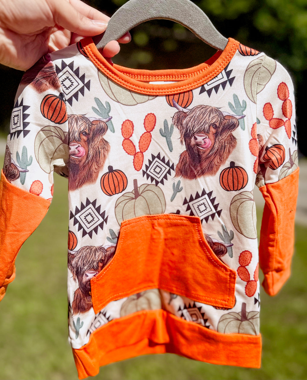 Fall Highland Cow