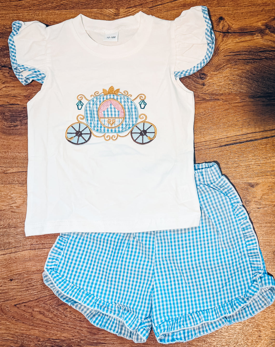 Blue Carriage Set