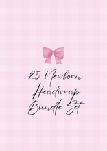 Load image into Gallery viewer, 25 Solid Headwrap Bundle (Newborn/Baby size)
